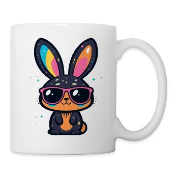 Bunny Party Cool Glasses - Mug - white - Right