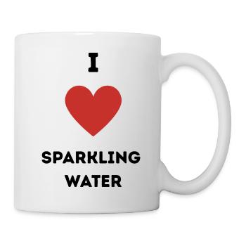 J’adore l’eau pétillante - Mug blanc - blanc - Droite