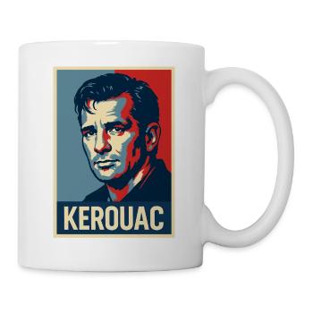 Jack Kerouac Pop Portrait - Mug - white - Right