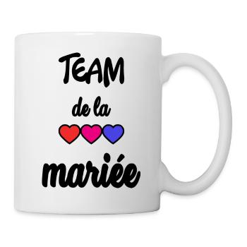 FUTURE MARIEE. EVJF. MARIEE. TEAM. TEAM MARIEE - Mug blanc - blanc - Droite