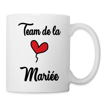 EVJF. MARIEE. TEAM. TEAM MARIEE. FUTURE MARIEE - Mug blanc - blanc - Droite