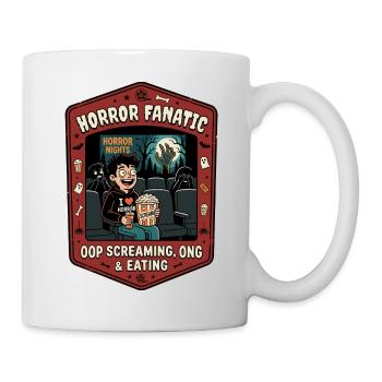 Cinéma fanatique de l’horreur Humour - Mug blanc - blanc - Droite