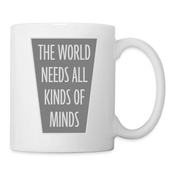 Le monde a besoin de toutes sortes d’esprits inspirants - Mug blanc - blanc - Droite