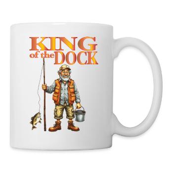 King_of_the_Dock - Tasse - Weiß - Rechts