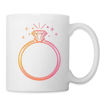 Ring - customizable - Mug - white - Right