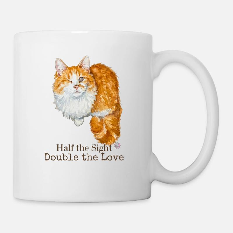 Half the Sight Double the Love - Mug - white