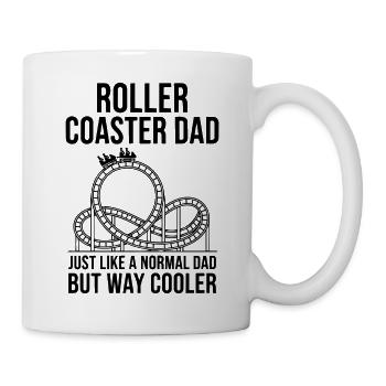 Dad Roller Coaster | A cooler Carreéman dad - Mug - white - Right