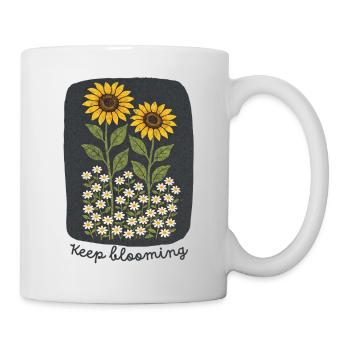 Sunflowers and Daisies - Mug - white - Right