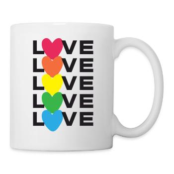 LGBT Pride Month - Liebe ist Liebe - Tasse - Weiß - Rechts