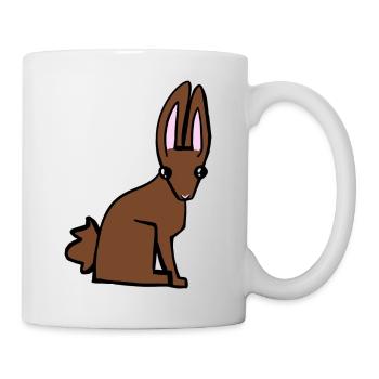 brown bunny - Mug - white - Right