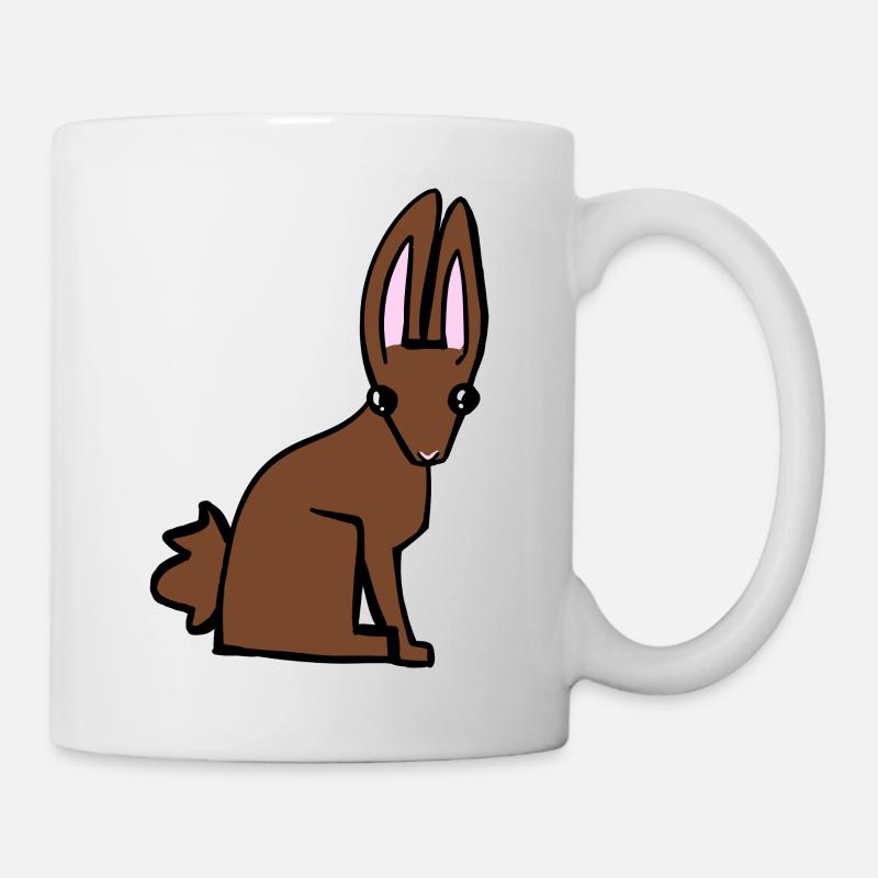 Lapin brun - Mug blanc - blanc