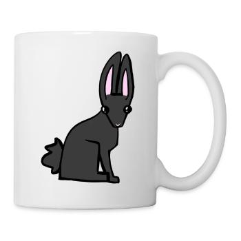 black bunny - Mug - white - Right