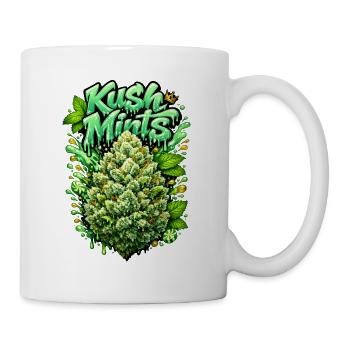 Imprimé de graffiti à la Menthe Kush Mints - Mug blanc - blanc - Droite