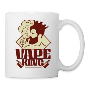 VAPE KING - Vaping Dampfen liquid - Tasse - Weiß - Rechts
