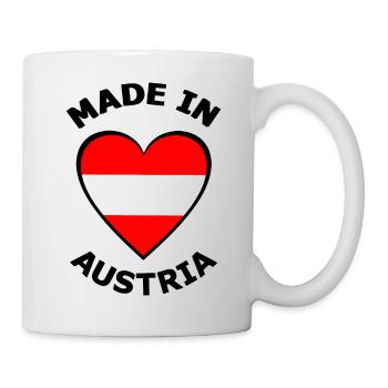 Austria heart - Mug - white - Right