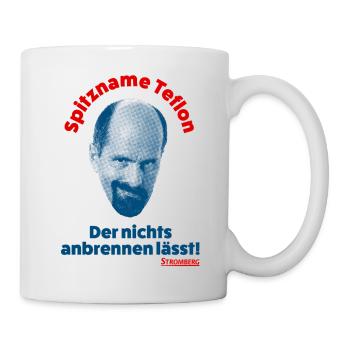 Stromberg Spitzname Teflon Mit Spruch - Tasse - Weiß - Rechts