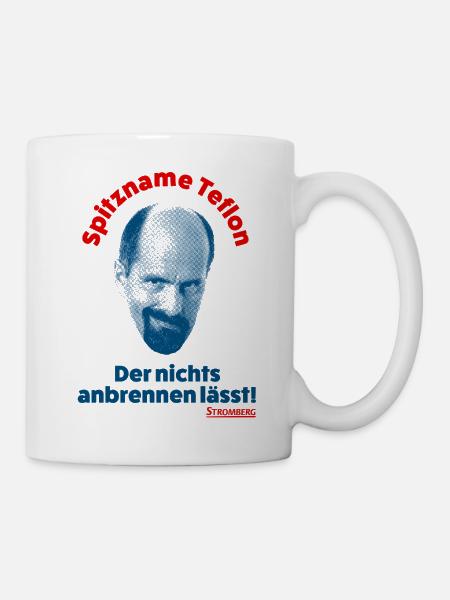 Stromberg Spitzname Teflon Mit Spruch - Tasse - Weiß