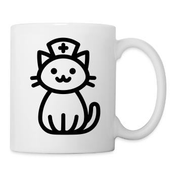 Krankenschwester - Tasse - Weiß - Rechts