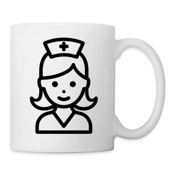 Krankenschwester - Tasse - Weiß - Rechts