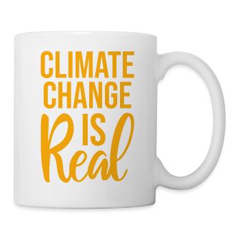 Climate Change Is Real Climate Change Science - Mug - white - Right