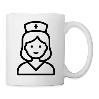 Krankenschwester - Tasse - Weiß - Rechts