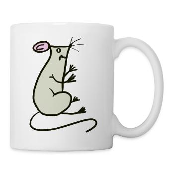 Playful Mouse Sketch - Mug - white - Right