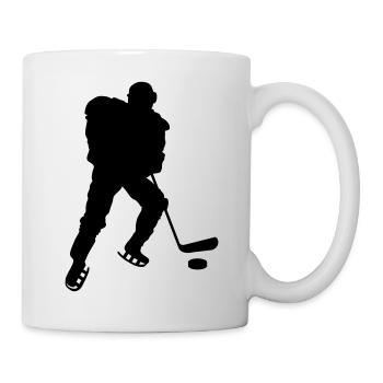 hockey player - Mug - white - Right