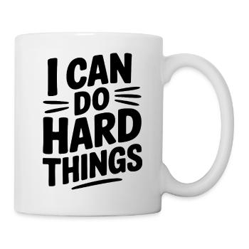 I Can Do Hard Things - Mug - white - Right