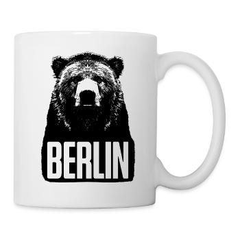 Berlin Bär  - Tasse - Weiß - Rechts
