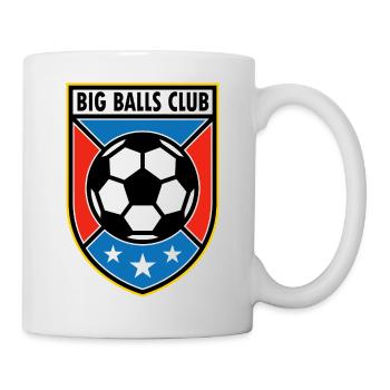 Big Balls Club Football Badge - Mug - white - Right
