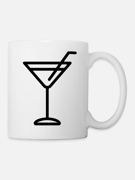 Cocktail - Tasse - Weiß