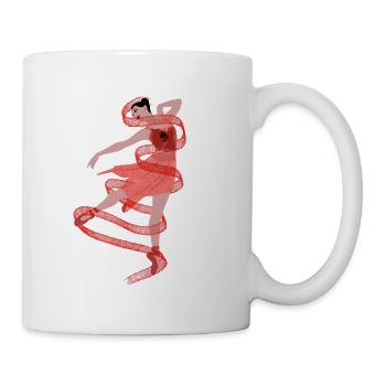 Ballerine  - Mug blanc - blanc - Droite