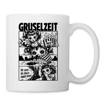 Poupée d’horreur Spooky Time Night Cinema - Mug blanc - blanc - Droite