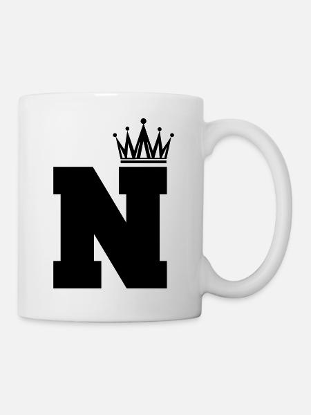 N Krone - Tasse - Weiß