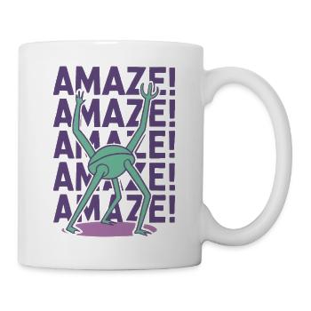 Rocky Amaze Alien-Gruß - Tasse - Weiß - Rechts