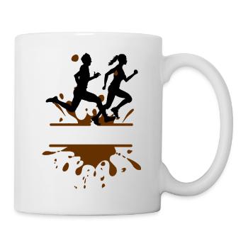 Mud Run Challenge – Man & Woman Mud - Mug - white - Right