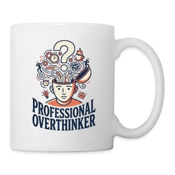 Profi Overthinker - Tasse - Weiß - Rechts