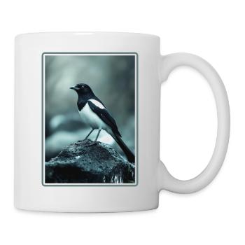 Elstern Elster - Tasse - Weiß - Rechts
