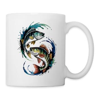 Perch Fishing - Mug - white - Right