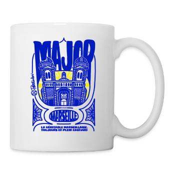 Cathédrale La Major Marseille  - Mug blanc - blanc - Droite
