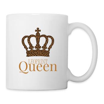 Leoprint Queen Crown - Mug - white - Right