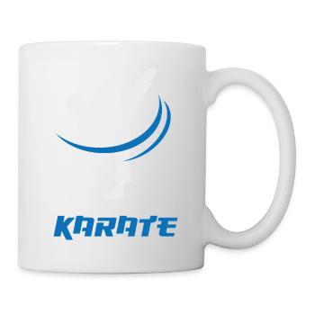 Idéal pour les fans de MMA. Coup de pied haut en karaté - Mug blanc - blanc - Droite