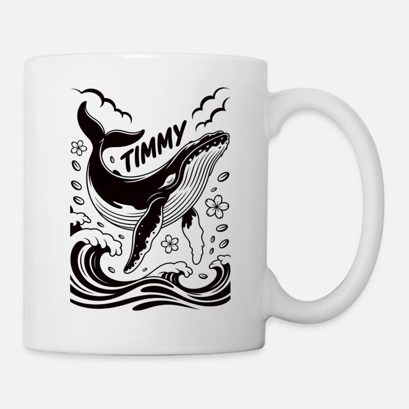 Timmy the Whale - Mug - white