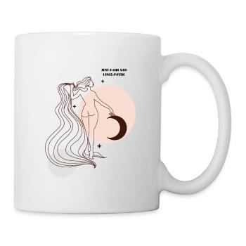 Nachtmond Tänzerin - Tasse - Weiß - Rechts