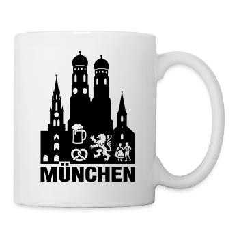 typisch München Munich in a nutshell - Tasse - Weiß - Rechts