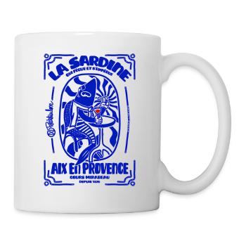 Sardine Aix En Provence - Mug blanc - blanc - Droite