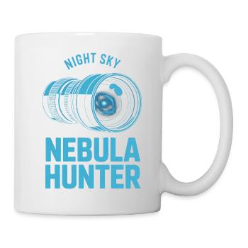 Nebula Hunter Night Sky Teleskop-Tee - Tasse - Weiß - Rechts