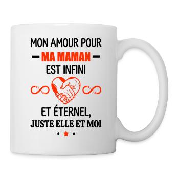 Cadeau Fête des Mères - Juste elle et moi - Mug blanc - blanc - Droite