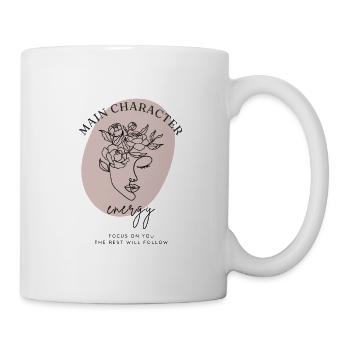 protect your energy - Tasse - Weiß - Rechts