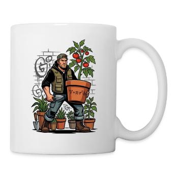 Gardener with tomato formula - Mug - white - Right